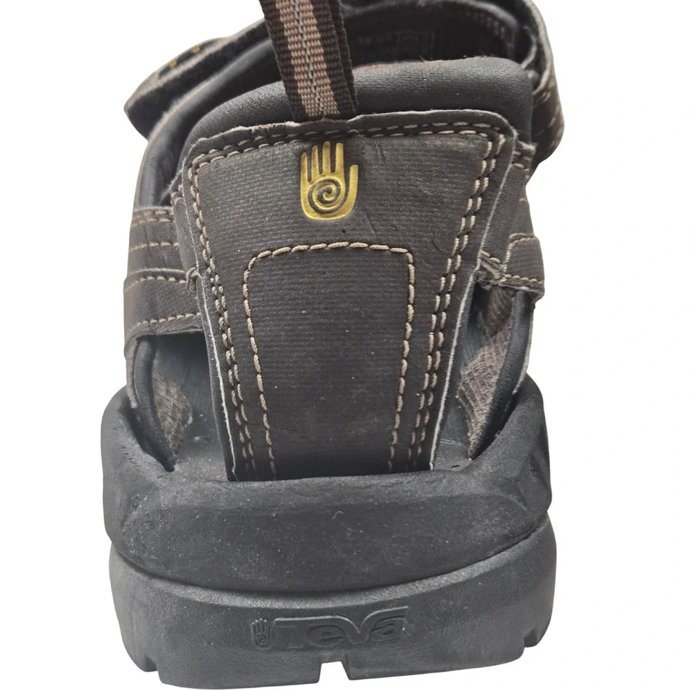 Teva Omnium Fisherman Sandals Mens 11 Brown Fair‎ 1001116 ShocPad Hiking Water